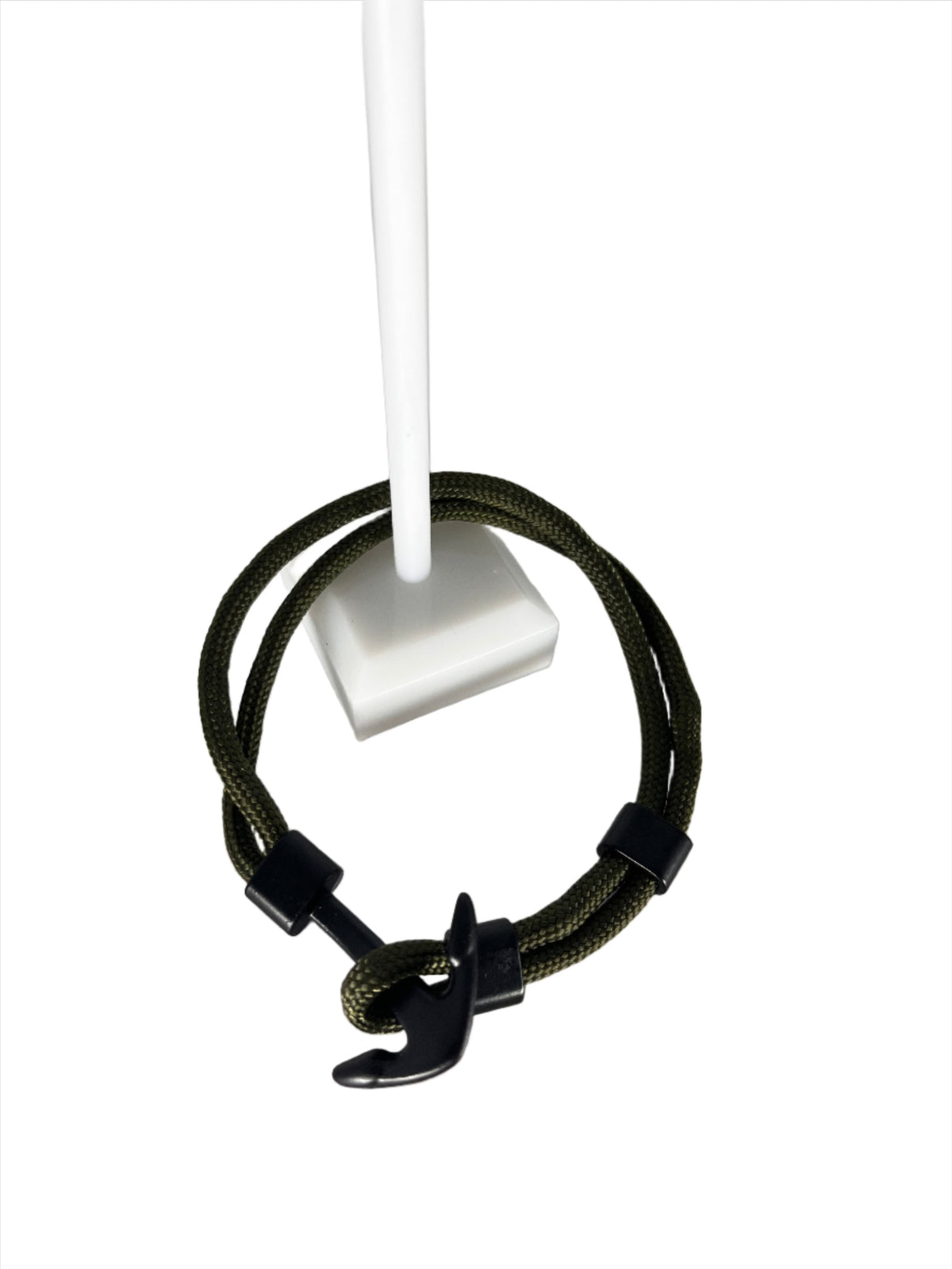 Polycord/Gunmetal Anchor Bracelet