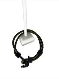 Polycord/Gunmetal Anchor Bracelet