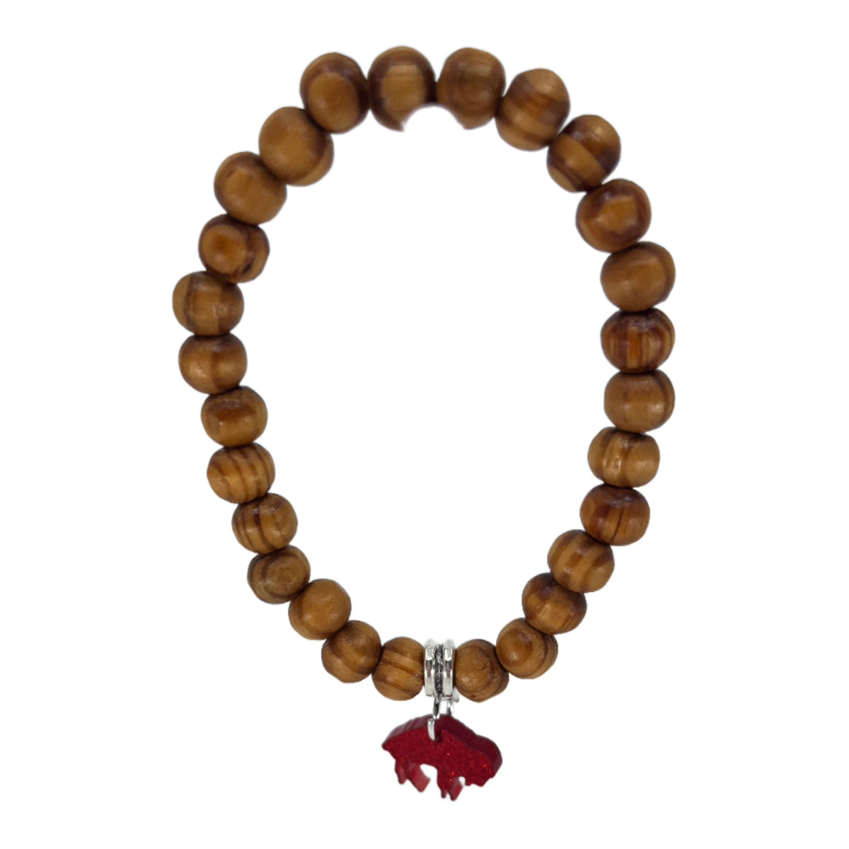 Let's Go Buffalo Wood Bracelet Bracelet