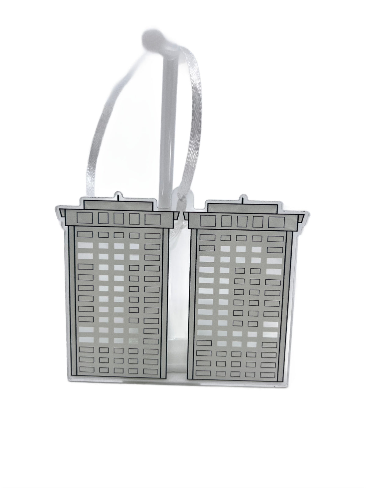 Ithaca College Towers inspired IC ornament