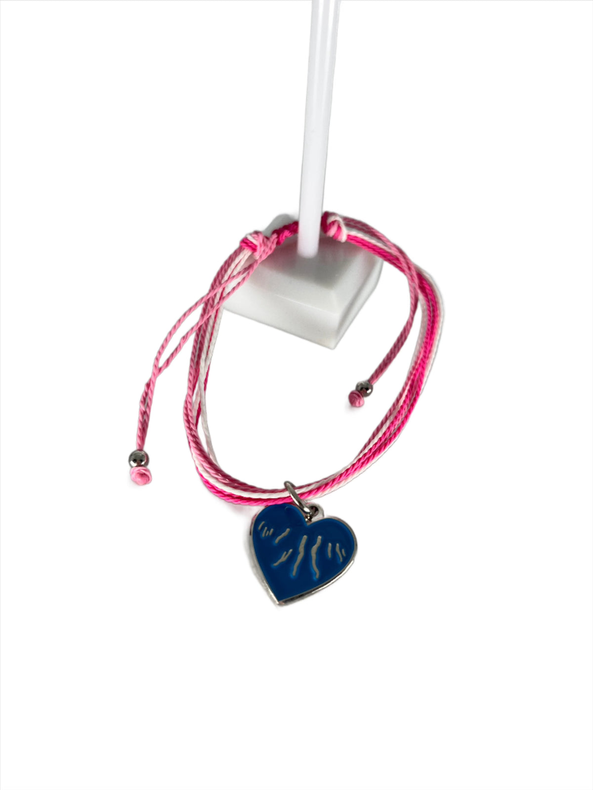 Finger Lakes Heart String Bracelet