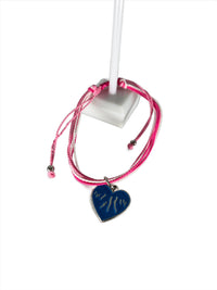 Finger Lakes Heart String Bracelet