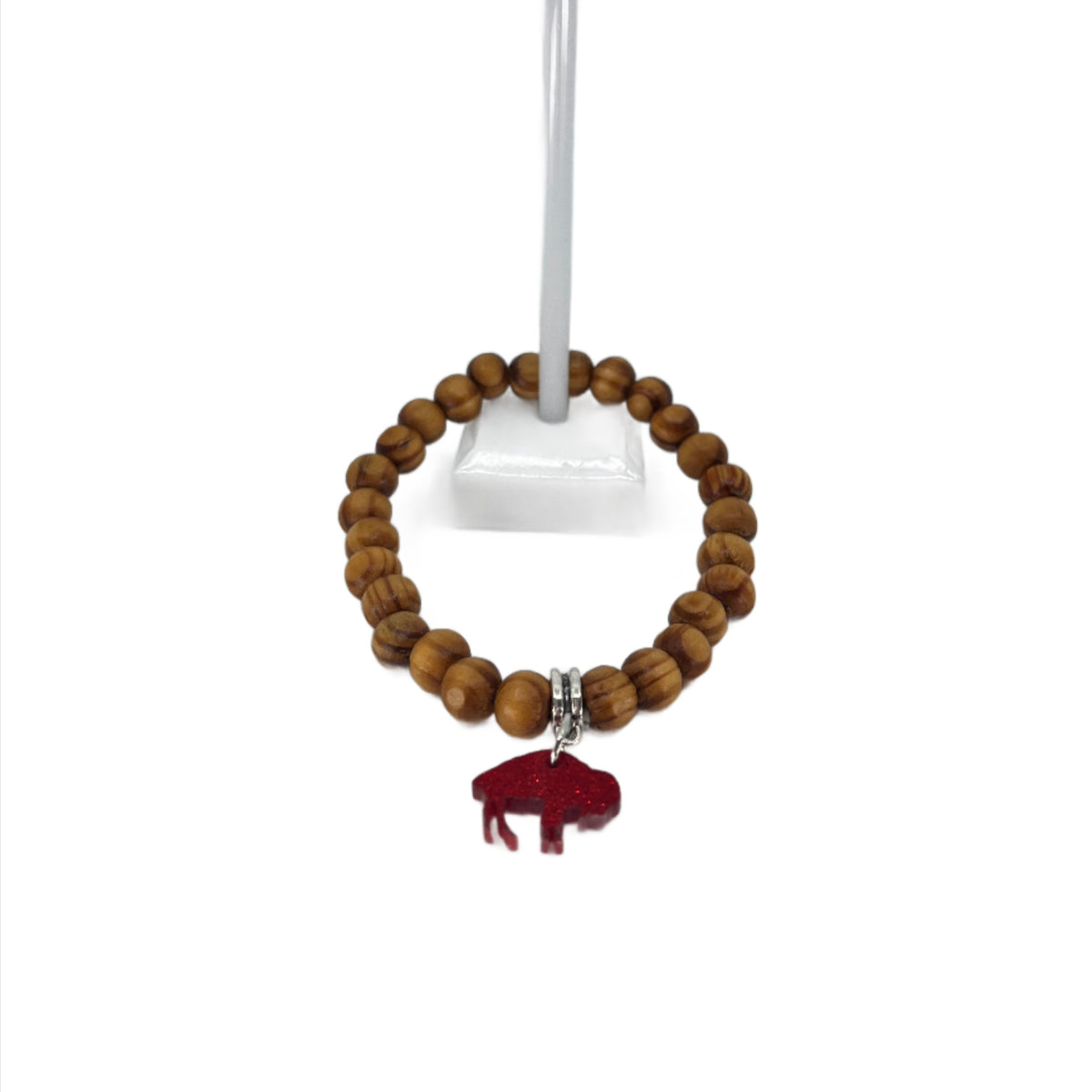 Let's Go Buffalo Wood Bracelet Bracelet