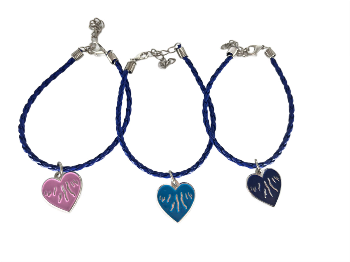 Finger Lakes Braided Faux Leather Bracelet