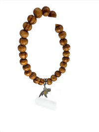 Corning Hawks Wooden Charm Bracelet
