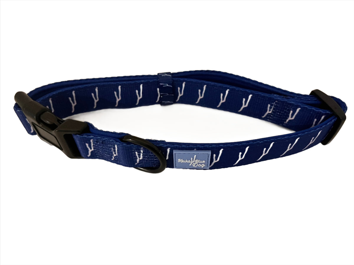 Keuka Blue Dog Collar