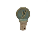 Keuka Stoneware Wine Stopper - Available in 3 colors