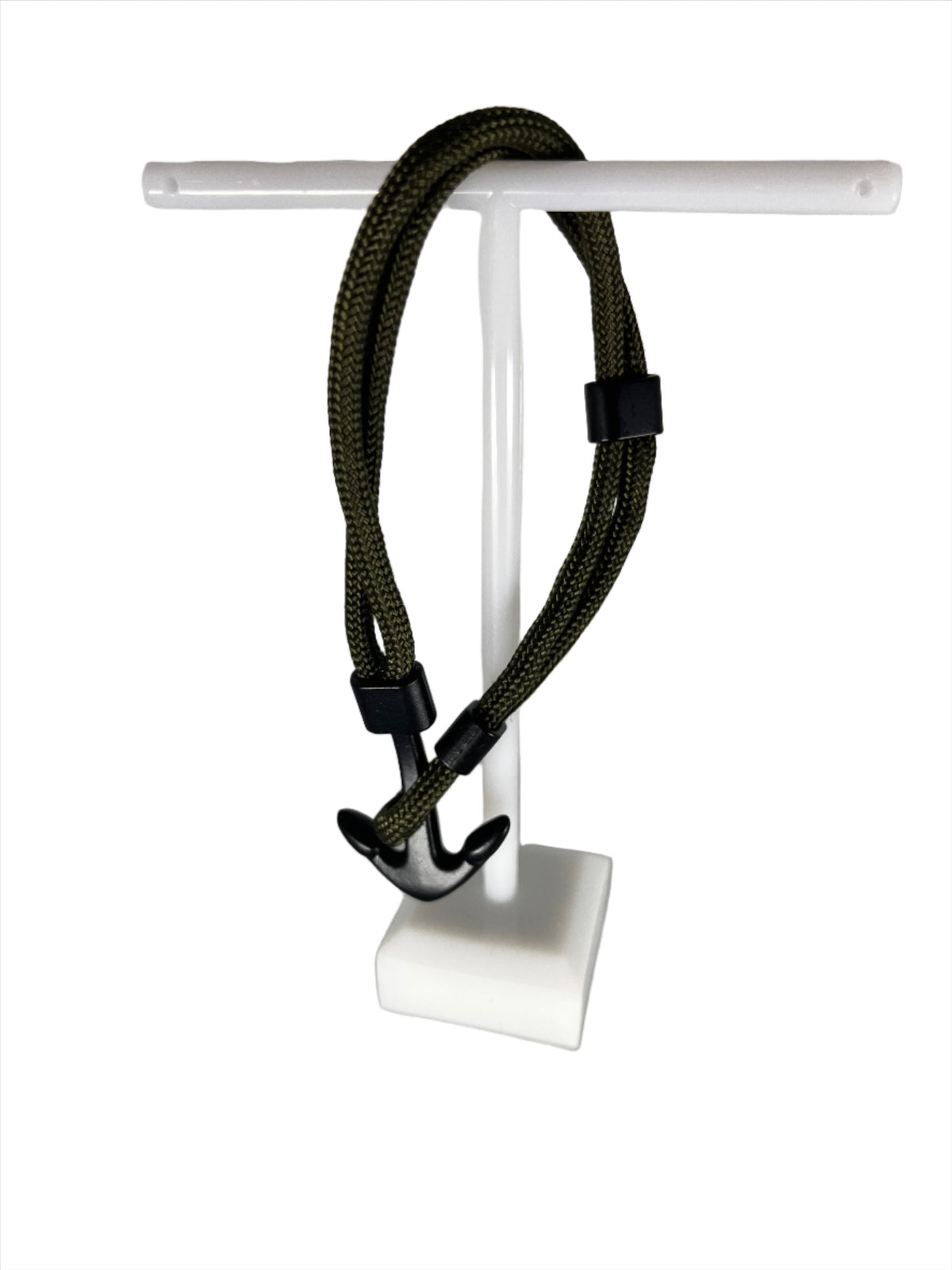 Polycord/Gunmetal Anchor Bracelet