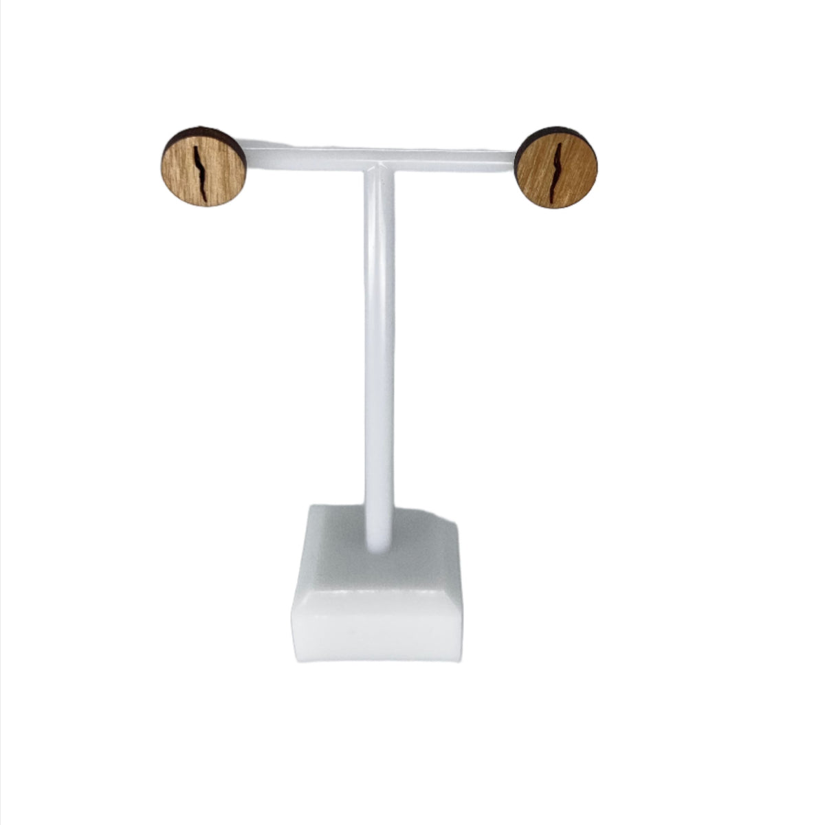 Wooden Seneca Stud Earrings