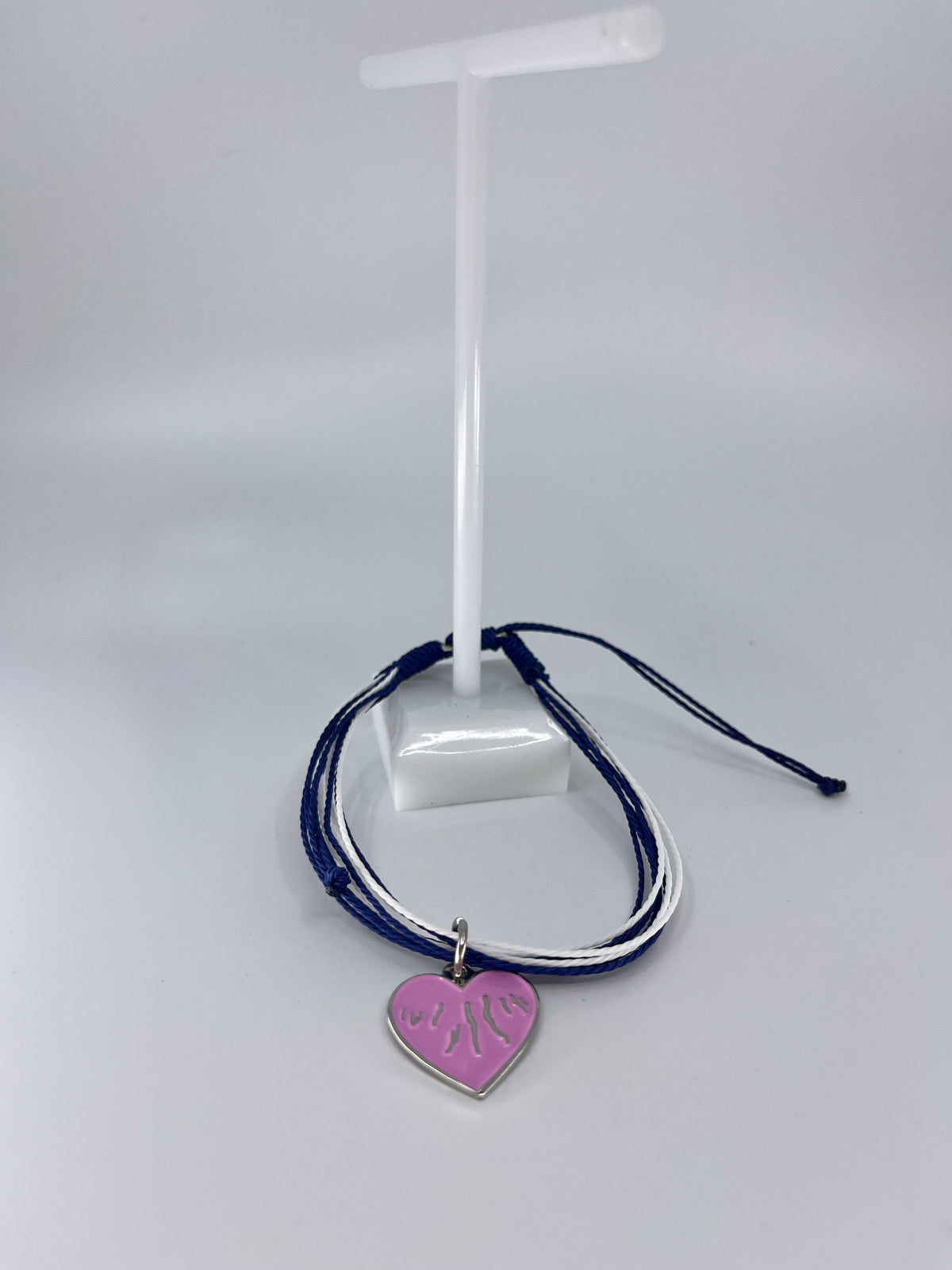 Finger Lakes Heart String Bracelet