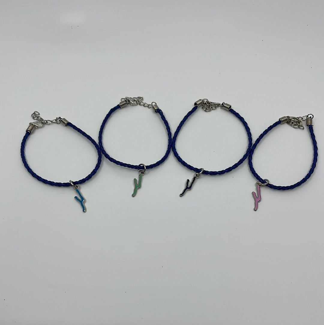 Keuka Braided Faux Leather Bracelet