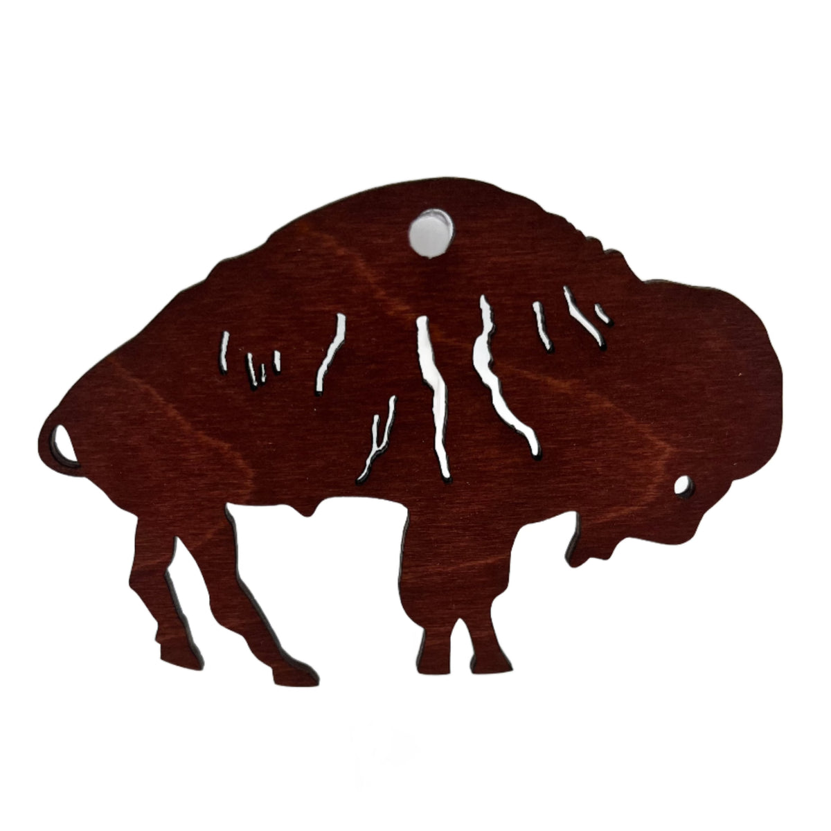 Let's Go Buffalo Finger Lakes Wood Ornament