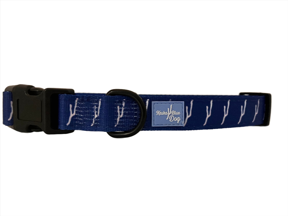 Keuka Blue Dog Collar