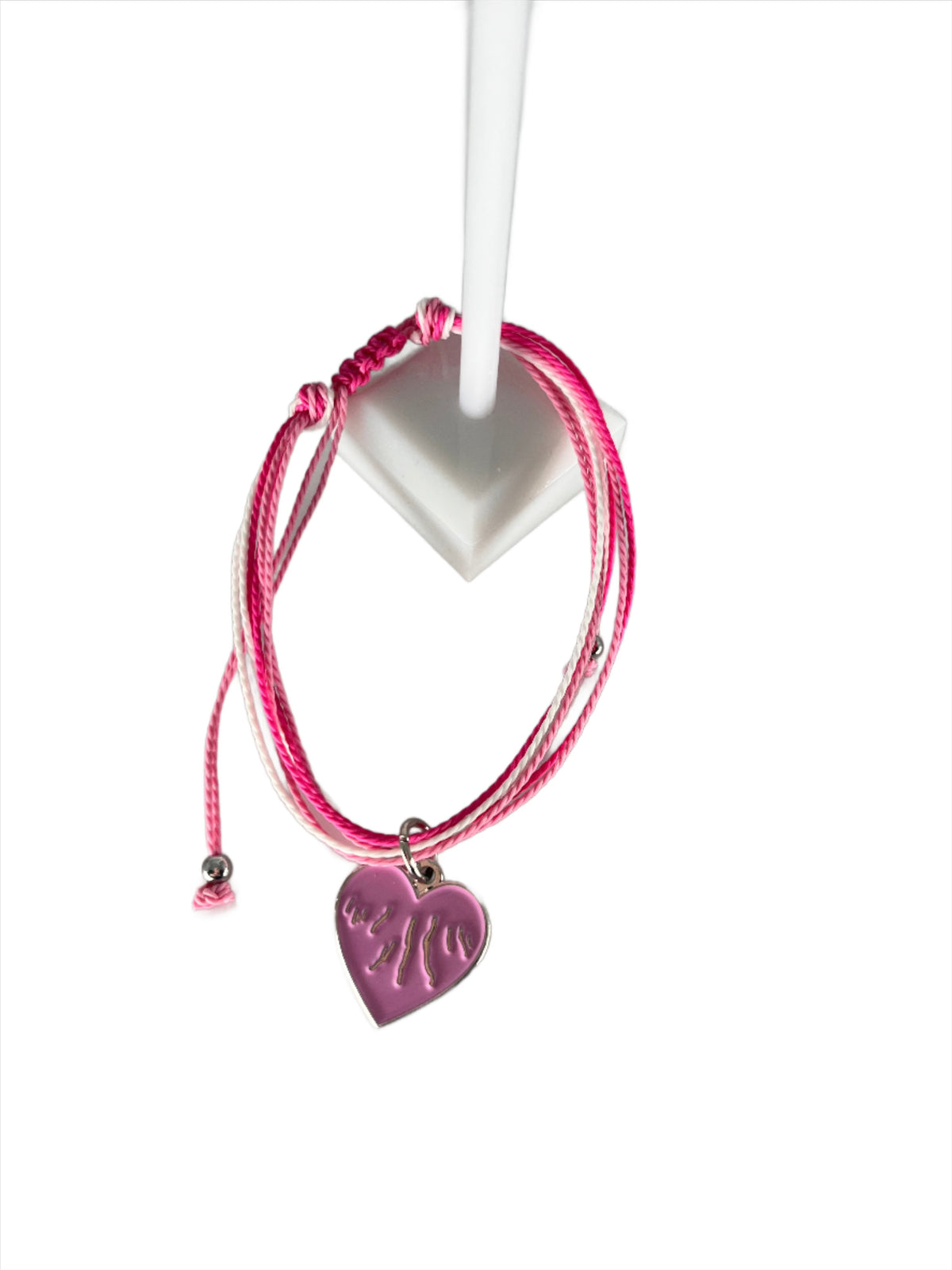 Finger Lakes Heart String Bracelet