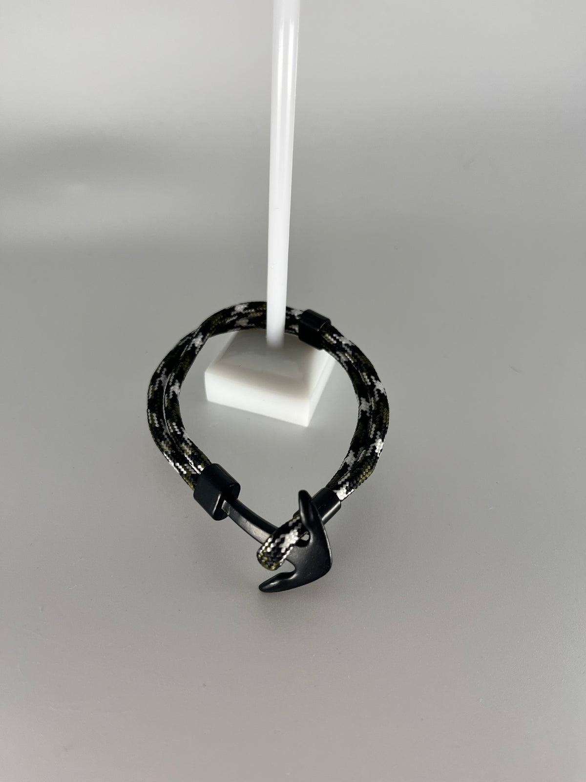 Polycord/Gunmetal Anchor Bracelet