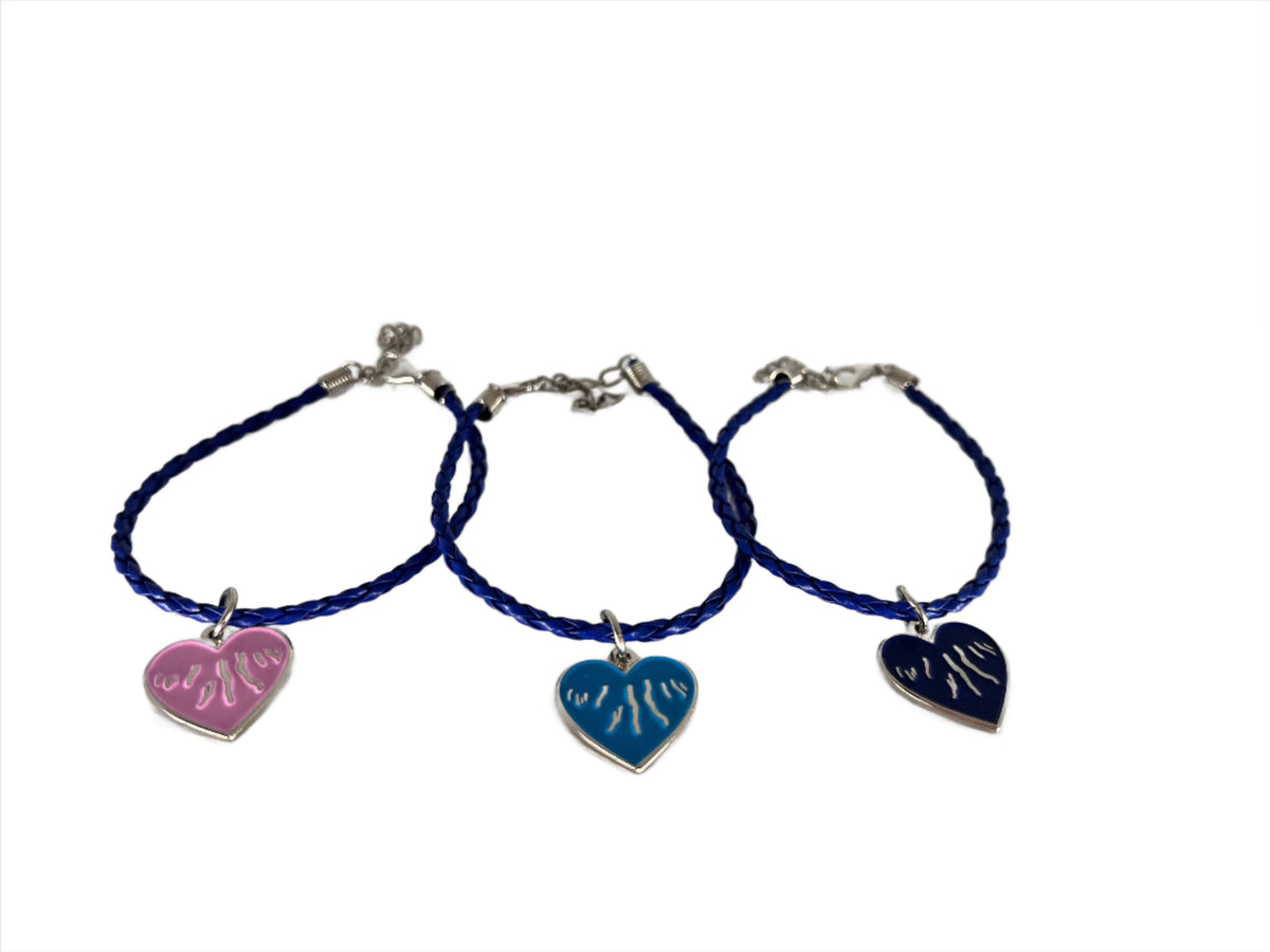 Finger Lakes Braided Faux Leather Bracelet