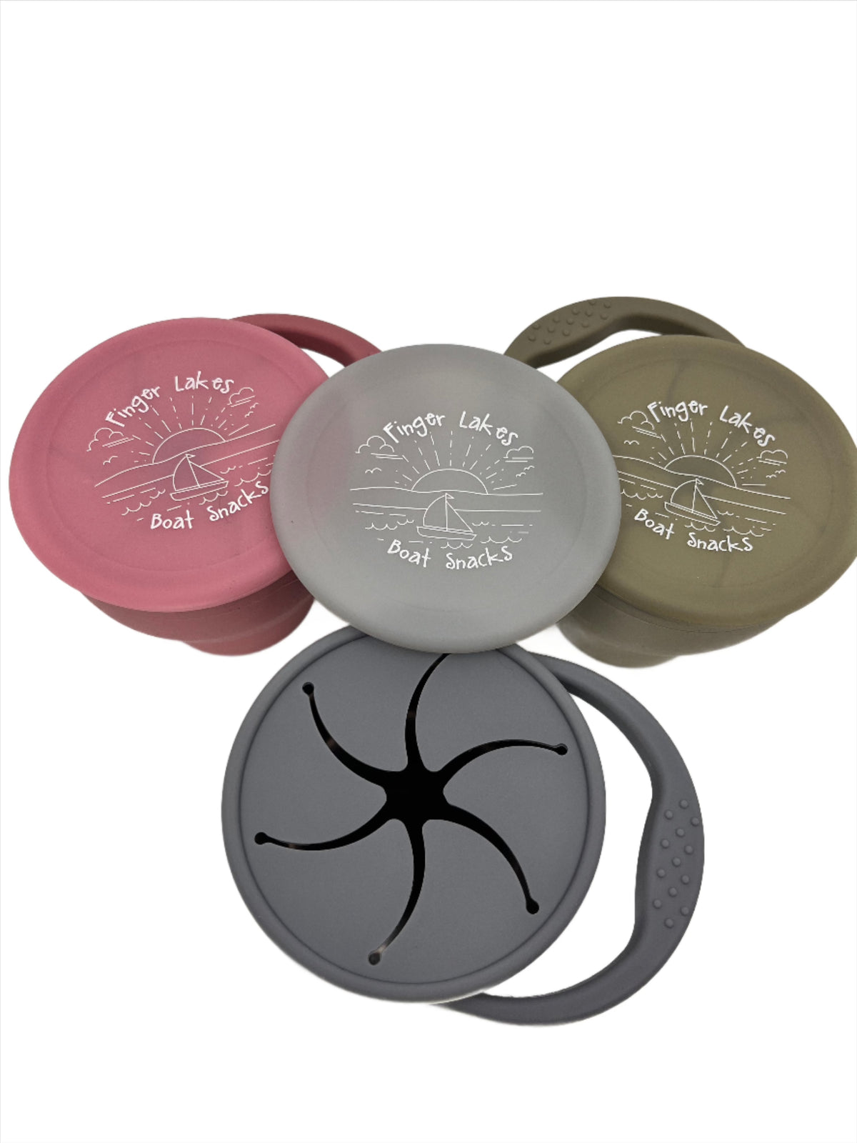 Finger Lakes Boat Snacks Silicone Snack Cup