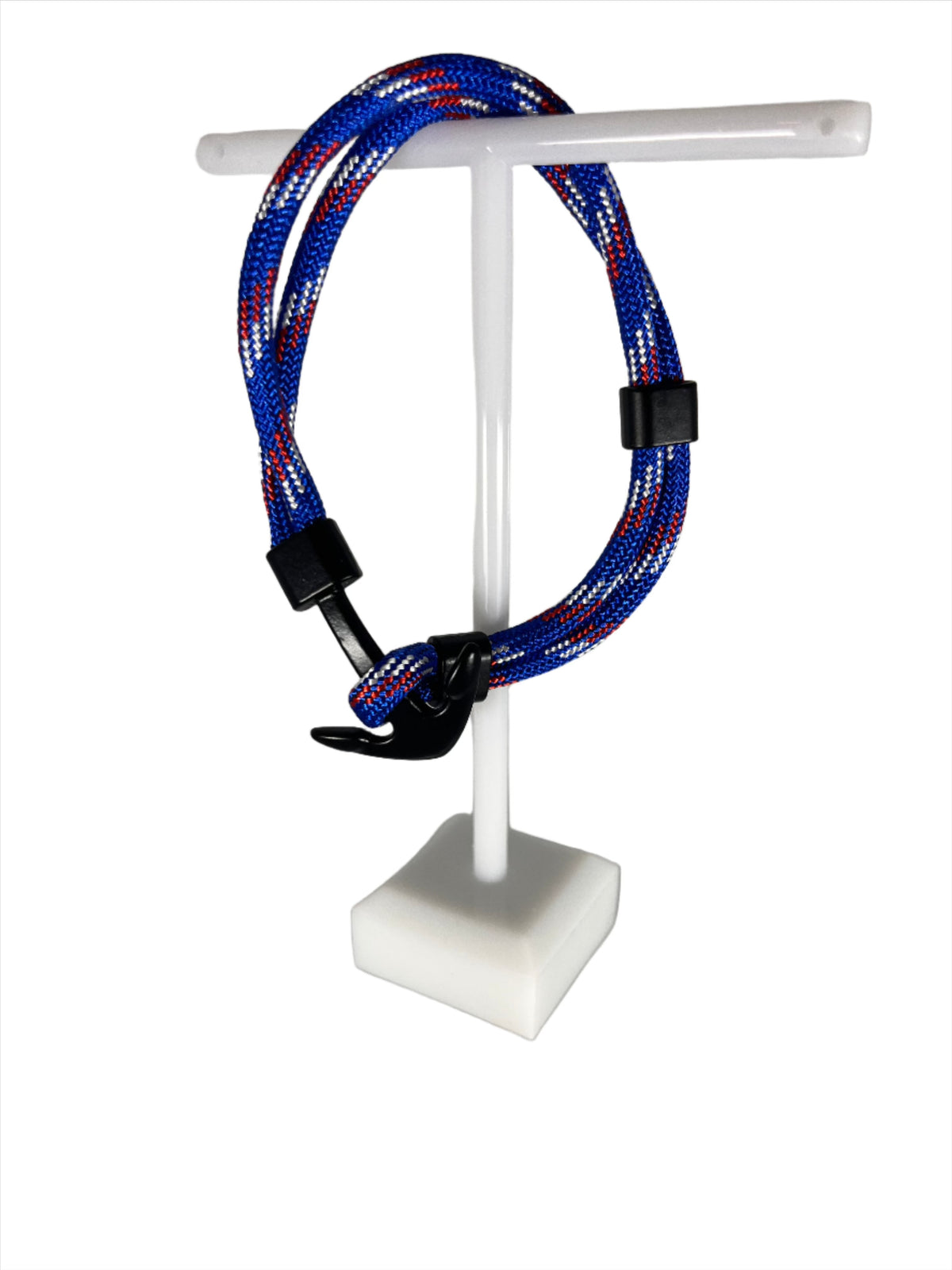 Polycord/Gunmetal Anchor Bracelet