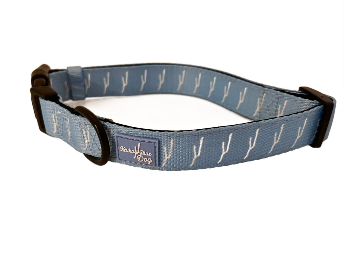 Keuka Blue Dog Collar