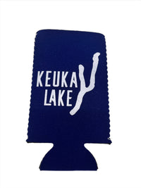 Keuka Lake Neoprene Can Cooler - Tall & Slim