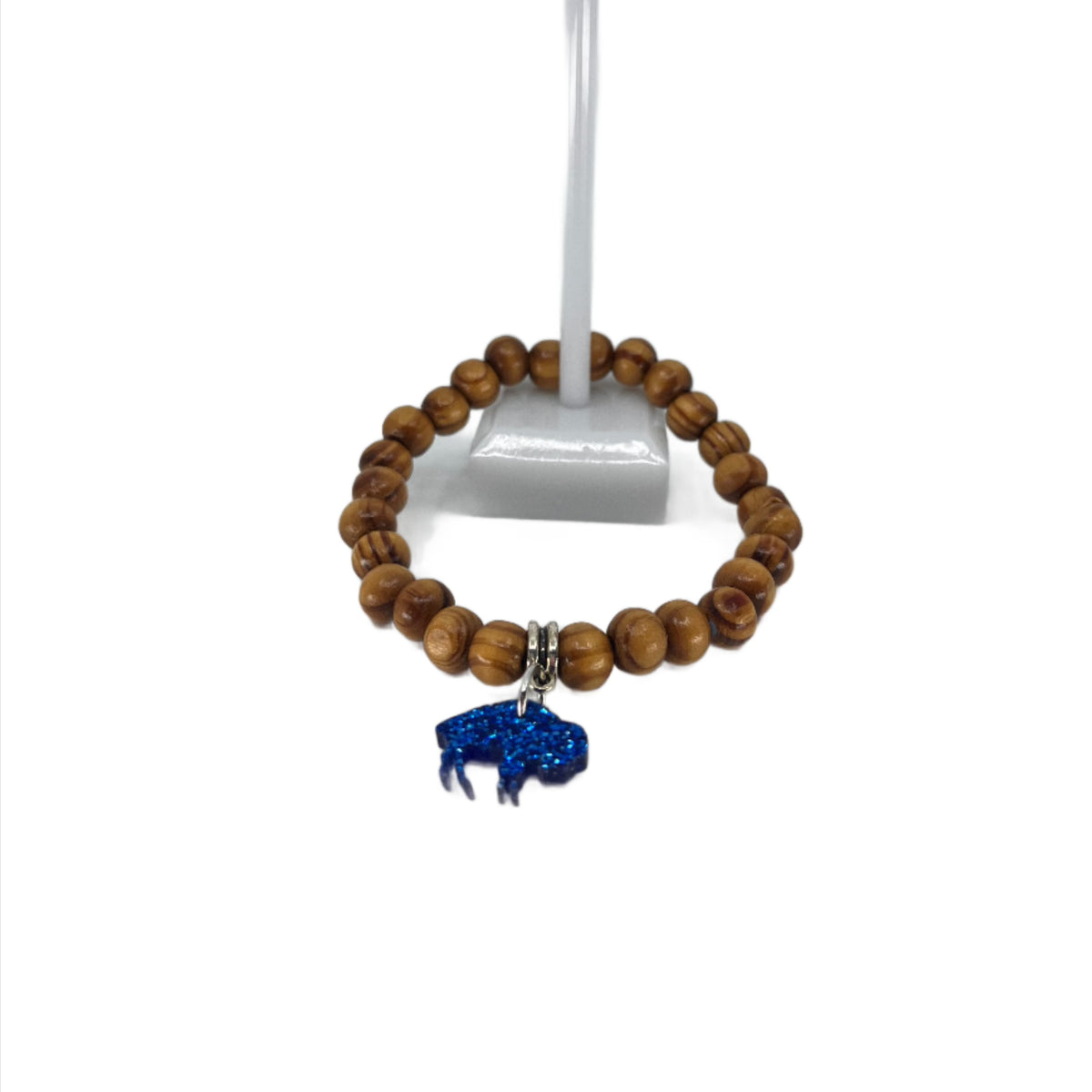 Let's Go Buffalo Wood Bracelet Bracelet