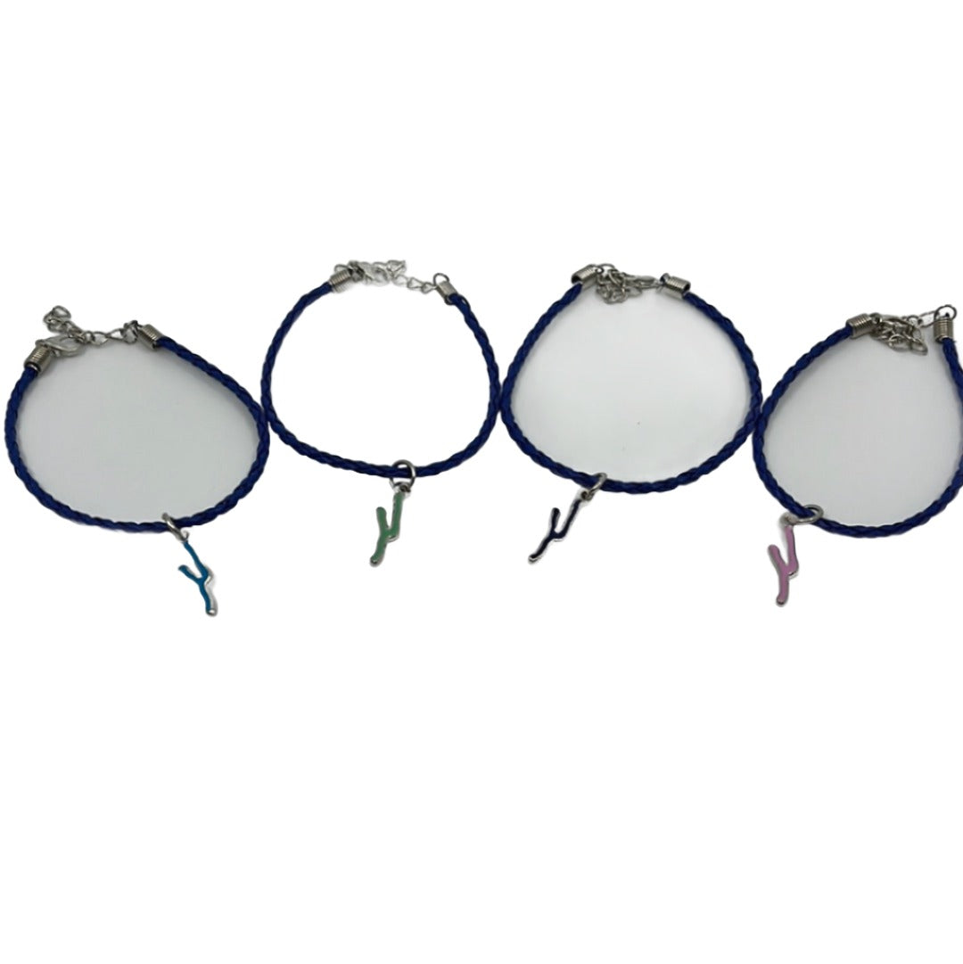 Keuka Braided Faux Leather Bracelet