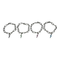 Keuka Paperclip Chain Charm Bracelet