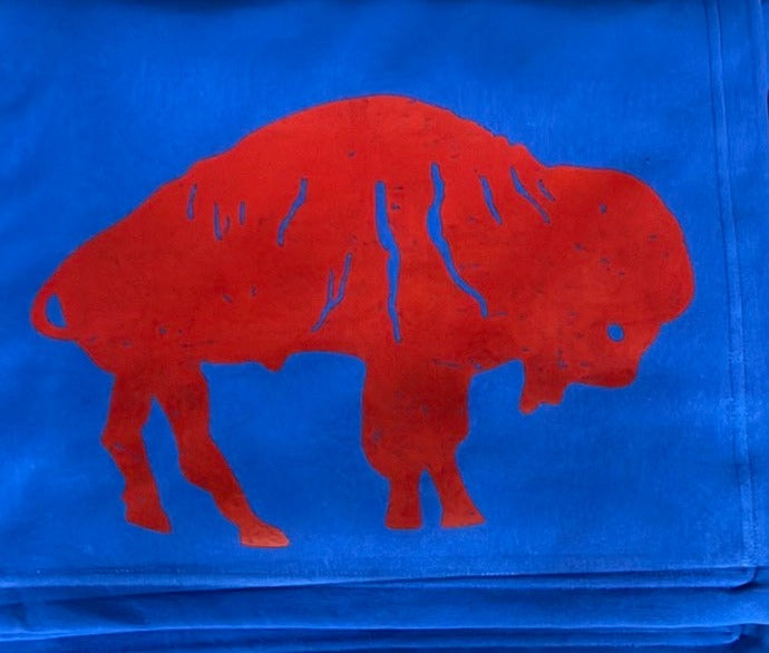 Let's Go Buffalo Classic Jersey Blanket