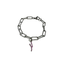 Keuka Paperclip Chain Charm Bracelet