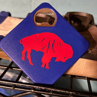 Let's Go Buffalo Finger Lakes Coaster w/Bottle opener