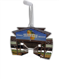 Ithaca Farmers Market Ornament or Suncatcher