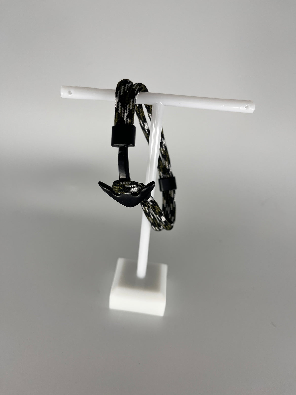 Polycord/Gunmetal Anchor Bracelet