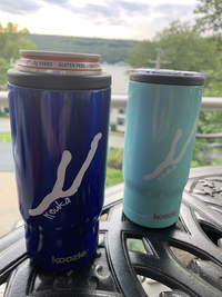 Keuka Koozie two-in-one Skinny Can Cooler or Travel Mug!