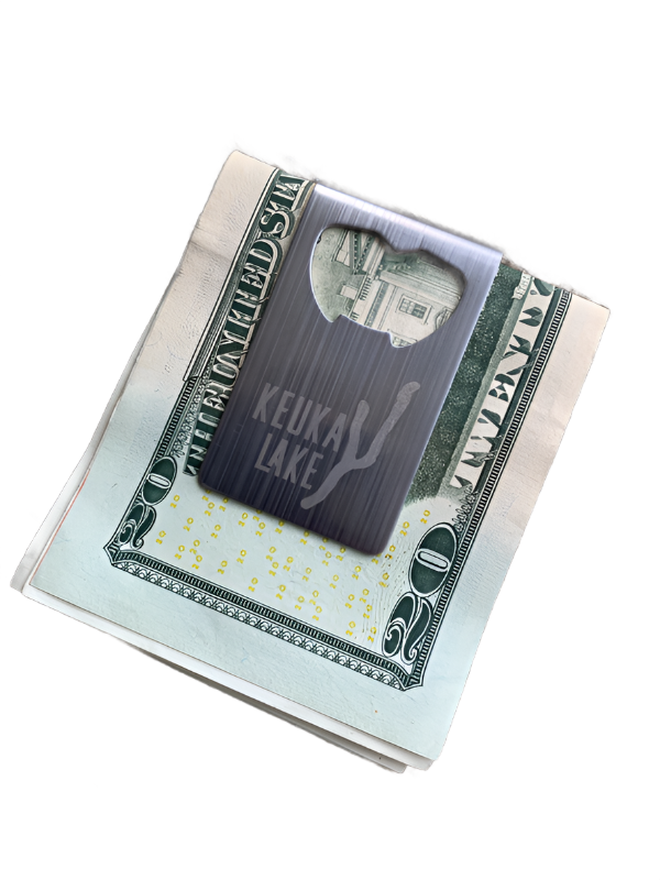 Keuka Lake Money Clip w/bottle opener