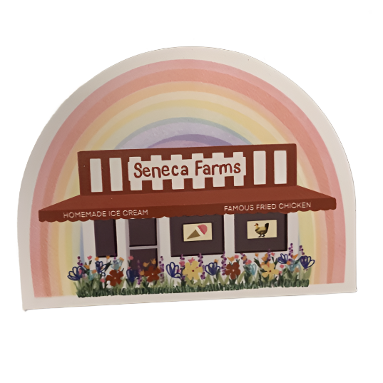 Keuka Lake Seneca Farms Rainbow  Magnet