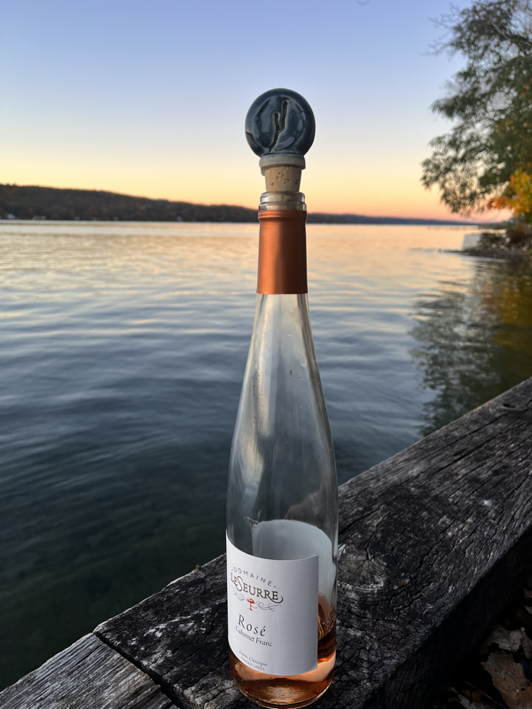 Keuka Stoneware Wine Stopper - Available in 3 colors