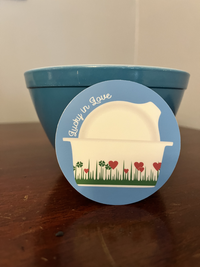 Pyrex Lucky in Love Pattern Sticker