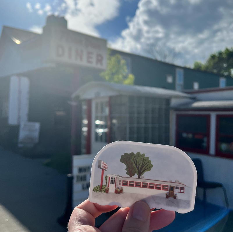 Penn Yan Diner Sticker or Magnet