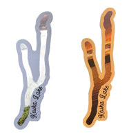 Keuka Lake Slice Stickers or Magnets