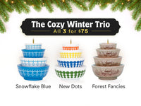 Mini Pyrex-Inspired Bowl Ornament | Retro Christmas Decor