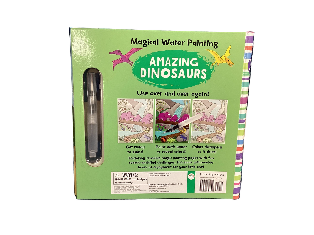 Magical Water Painting, Amazing Dinosaurs