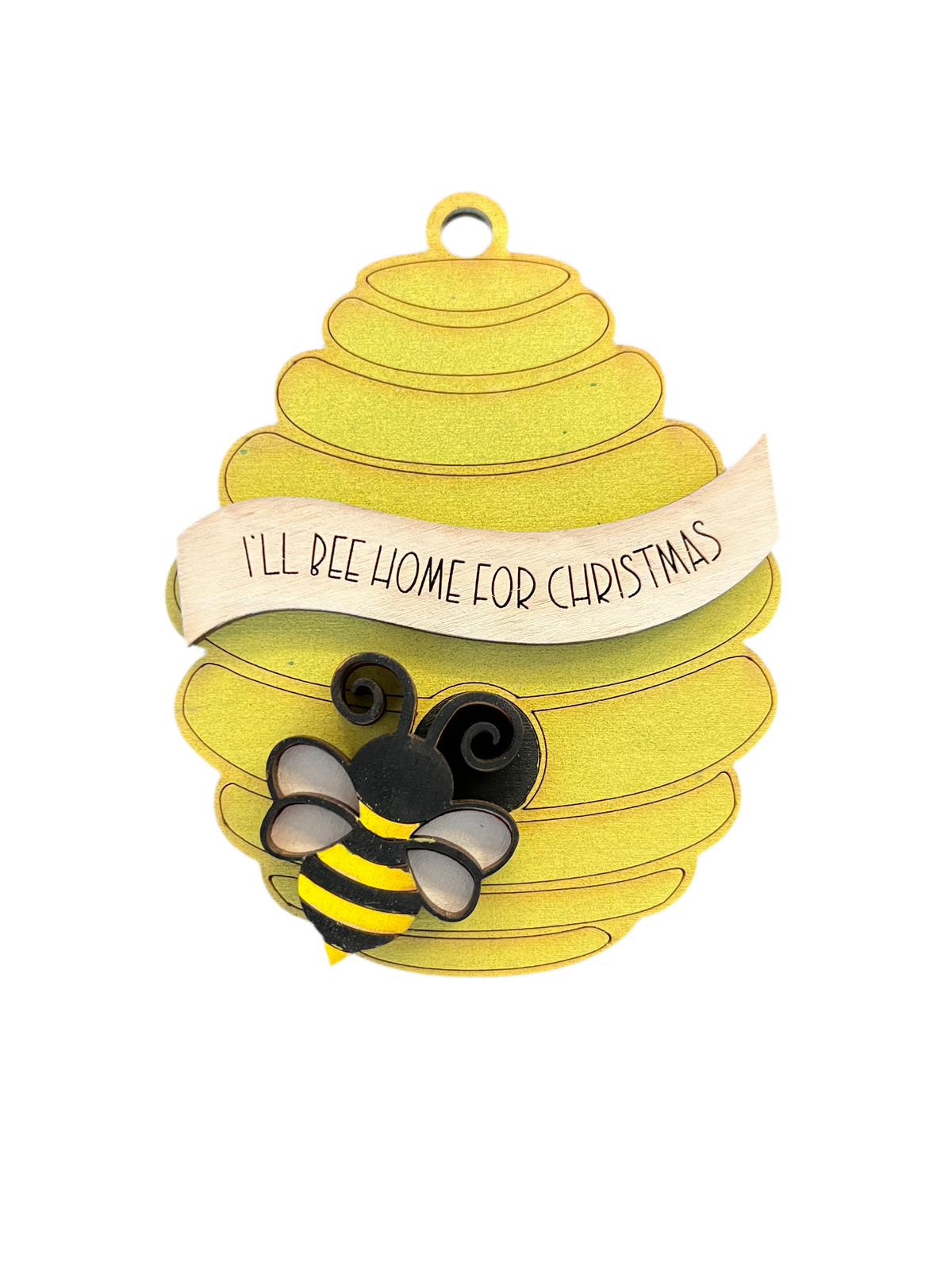 Bee Christmas DIY Ornament