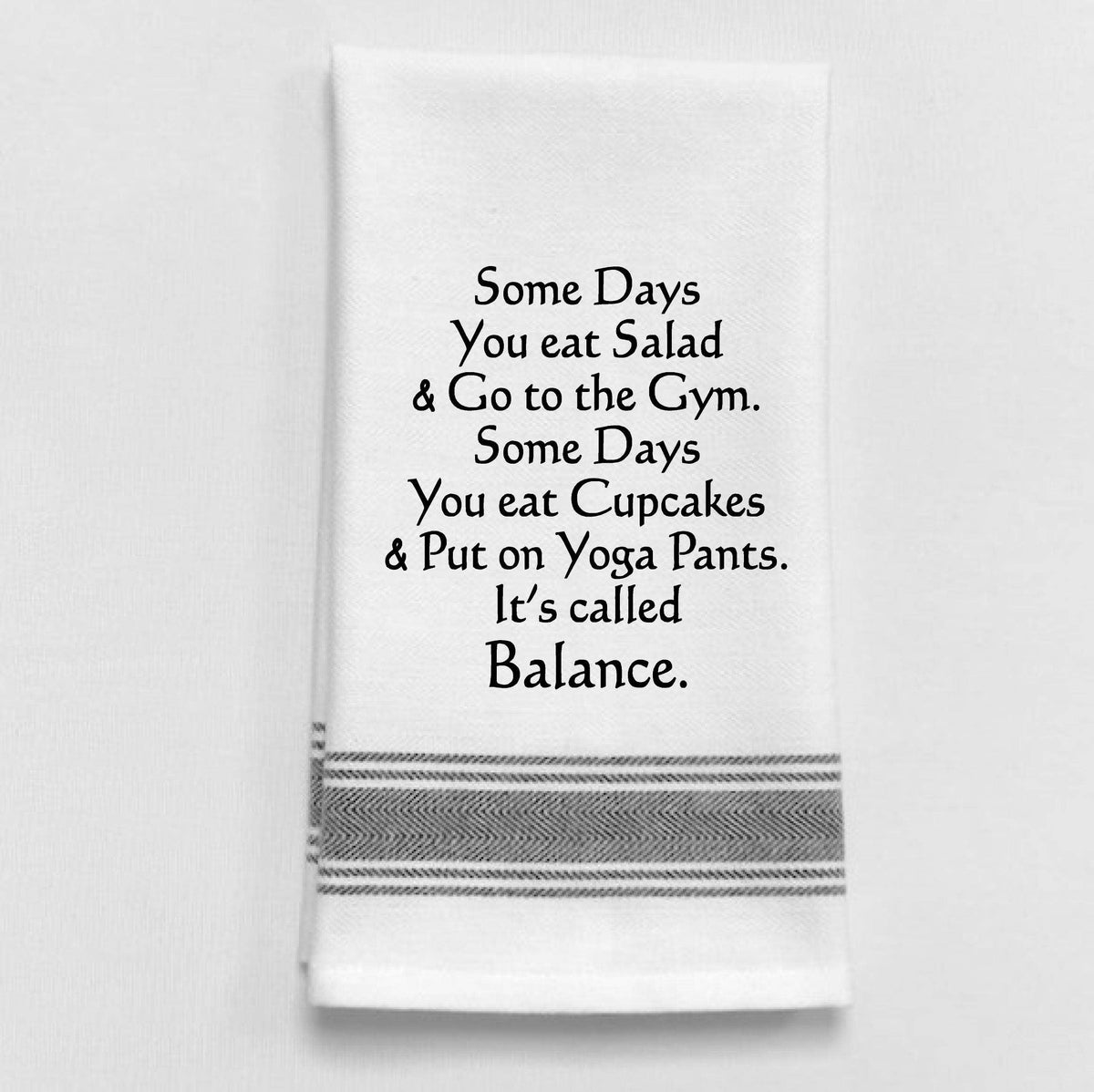 BB-S-68  Some days you eat salad and go to the gym...