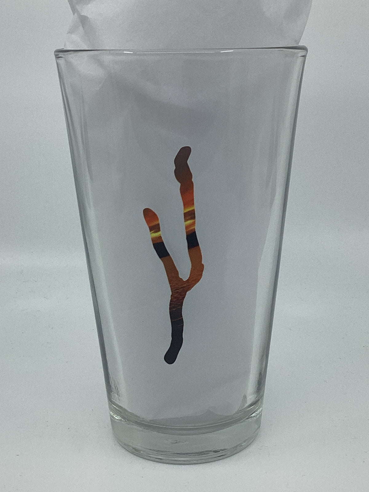 Keuka Slice Sunset Pint Glass