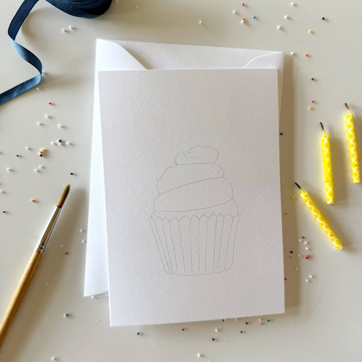 Celebrate paintable notecards