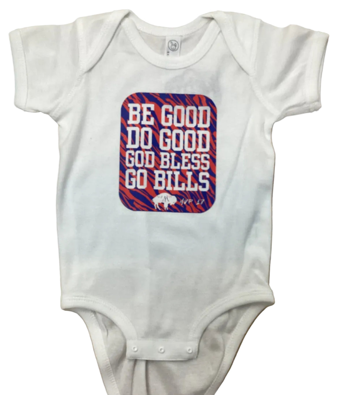 Be Good Do Good God Bless Baby Onesie