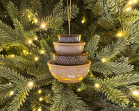 Mini Pyrex-Inspired Bowl Ornament | Retro Christmas Decor