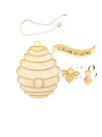 Bee Christmas DIY Ornament