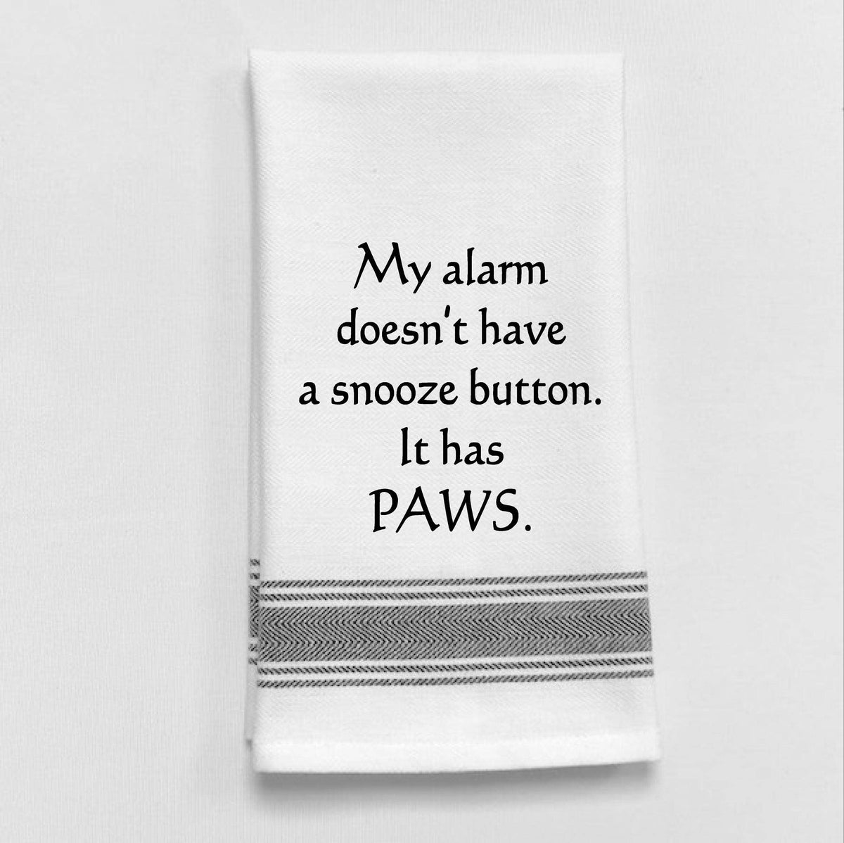 BB-M-109 My alarm doesn't have a snooze button...