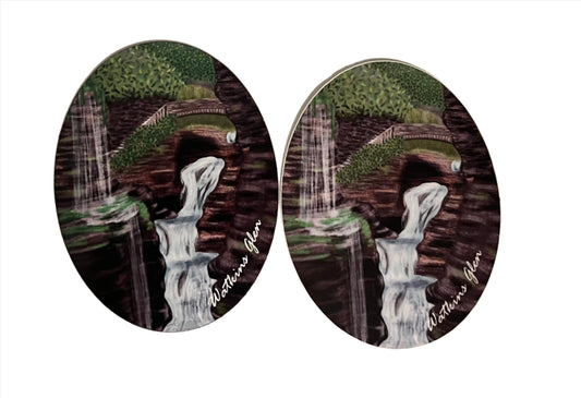 Watkins Glen Waterfall Sticker or Magnet